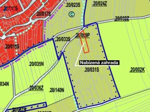 Prodej zahrady, Olomouc - Droždín, 1911 m2