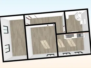 Pronájem bytu 2+1, Líně, Plzeňská, 44 m2