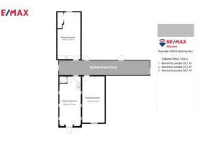 Prodej obchodního prostoru, Karlovy Vary - Rybáře, Konečná, 72 m2