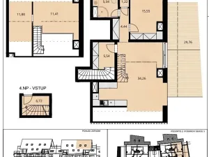 Prodej bytu 2+kk, Moravany, 96 m2