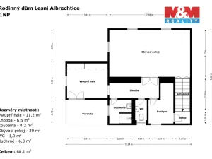Prodej rodinného domu, Březová - Lesní Albrechtice, 110 m2