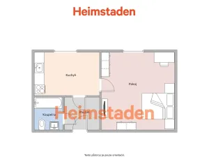 Pronájem bytu 1+1, Karviná - Nové Město, U Svobodáren, 28 m2