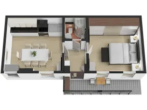 Prodej bytu 1+1, Brno, Příční, 38 m2