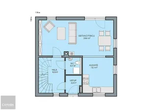 Prodej rodinného domu, Tuřice, 97 m2