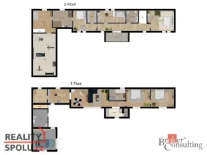 Prodej rodinného domu, Zlonín, U Rybníka, 291 m2