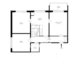 Prodej bytu 3+1, Zlín, 76 m2