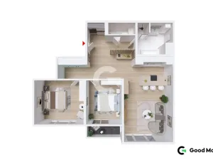 Prodej bytu 3+kk, Zlín - Kudlov, Vrchy, 98 m2