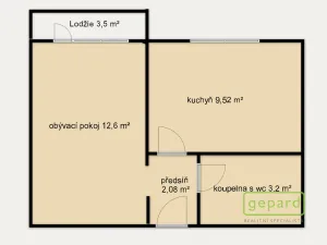 Pronájem bytu 1+1, Šternberk, Nádražní, 30 m2