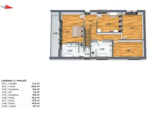 Prodej rodinného domu, Předboj, K Parku, 200 m2