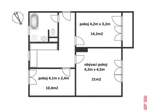 Prodej bytu 3+1, Pátek, 79 m2