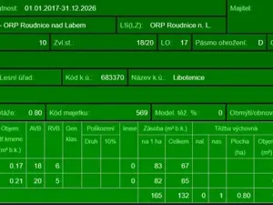Prodej lesa, Libotenice, 17863 m2