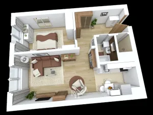 Prodej bytu 2+kk, Praha - Řepy, Galandova, 45 m2