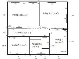 Prodej bytu 3+1, Jablonné v Podještědí - Česká Ves, 76 m2