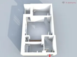 Prodej bytu 2+kk, Brno - Černovice, Zvěřinova, 43 m2