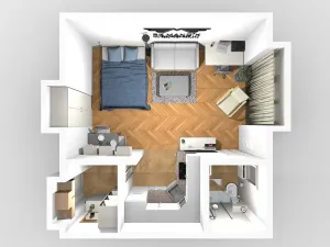 Prodej bytu 1+kk, Praha - Nové Město, Podskalská, 28 m2