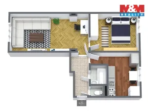 Prodej bytu 2+1, Sokolov, Boženy Němcové, 56 m2