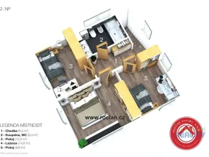 Prodej bytu 4+1, Nymburk, Josefa Jaškeho, 125 m2