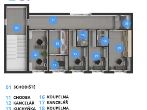 Pronájem kanceláře, Ostrava - Hošťálkovice, Aleje, 95 m2