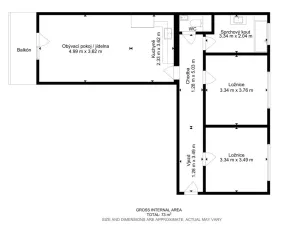 Pronájem bytu 2+kk, Dobřany, Dragounů, 60 m2