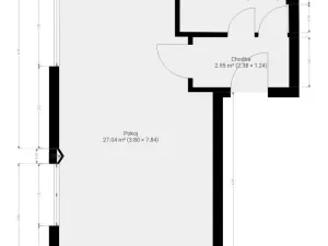 Pronájem bytu 2+kk, Brno, Jižní, 35 m2