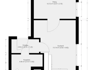 Pronájem bytu 2+kk, Brno, Jižní, 35 m2