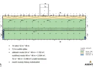 Pronájem skladu, Ostrava - Slezská Ostrava, Podzámčí, 594 m2