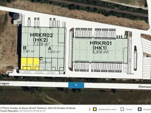 Pronájem výrobních prostor, Hradec Králové - Slezské Předměstí, Bratří Štefanů, 576 m2