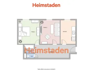 Pronájem bytu 2+1, Havířov - Město, Jana Wericha, 66 m2