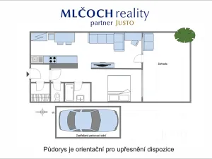 Pronájem bytu 2+kk, Brno, Bešůvka, 51 m2