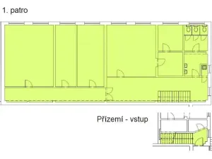 Pronájem kanceláře, Praha - Malešice, Tiskařská, 206 m2