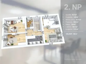 Prodej rodinného domu, Dobřejovice, Nad Mlýnským Rybníkem, 215 m2