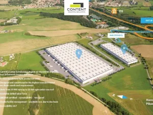 Pronájem výrobních prostor, Zdice, Komenského, 5000 m2