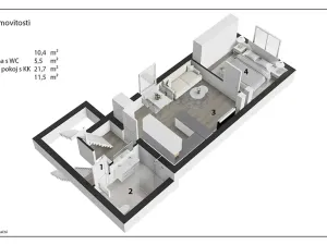 Prodej ubytování, Mladé Buky, 133 m2