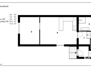 Prodej ubytování, Mladé Buky, 133 m2