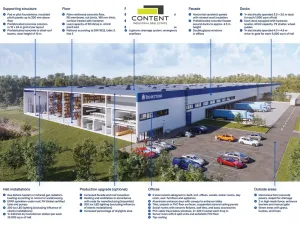 Pronájem výrobních prostor, Olomouc - Řepčín, 25800 m2