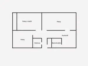 Prodej bytu 3+1, Chomutov, Jirkovská, 78 m2