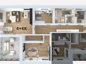 Prodej bytu 4+kk, Litvínov - Chudeřín, Horská, 117 m2