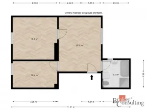 Prodej bytu 2+kk, Mratín, U Cukrovaru, 54 m2
