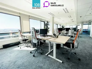 Pronájem kanceláře, Praha - Libeň, Českomoravská, 1391 m2