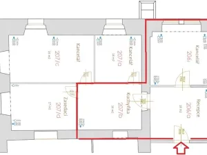 Pronájem kanceláře, Praha - Nové Město, Vyšehradská, 29 m2