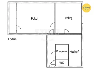 Prodej bytu 2+1, Ostrava, Ukrajinská, 50 m2