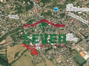 Prodej zahrady, Krupka - Vrchoslav, Teplická, 211 m2