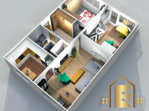 Prodej bytu 3+1, Meziměstí, 5. května, 73 m2