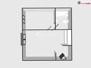 Pronájem bytu 1+1, Břeclav, Národních hrdinů, 29 m2
