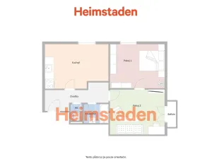 Pronájem bytu 2+1, Havířov - Šumbark, Slovenského národního povstání, 56 m2