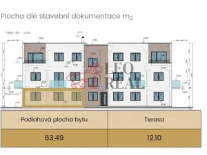 Prodej bytu 2+kk, Turnov, Slunečná, 64 m2