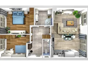 Prodej bytu 3+kk, Veliká Ves, Slunečná, 71 m2