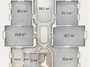 Pronájem kanceláře, Opava - Předměstí, Janská, 280 m2