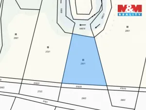 Prodej louky, Pardubice - Nemošice, 818 m2