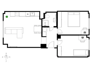 Prodej bytu 3+kk, Praha - Vršovice, Gruzínská, 57 m2